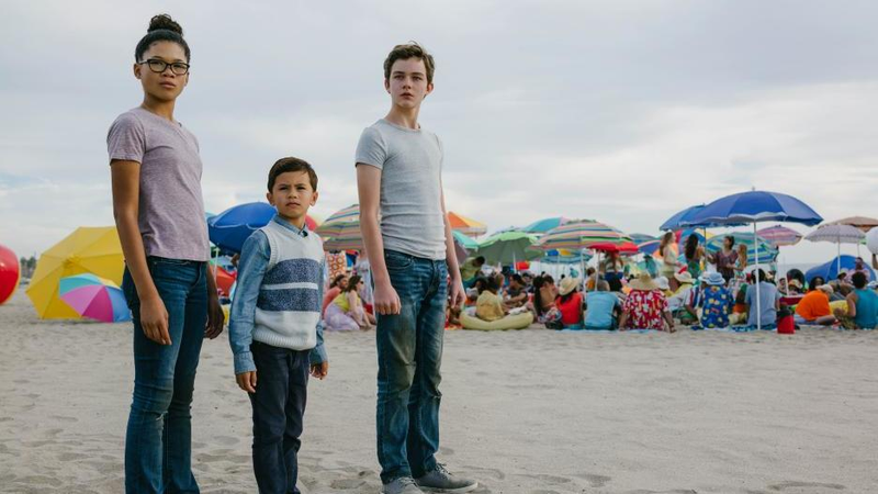 Meg, Charles Wallace (Deric McCabe), and Calvin (Levi Miller) probably weren’t planning a beach trip today.